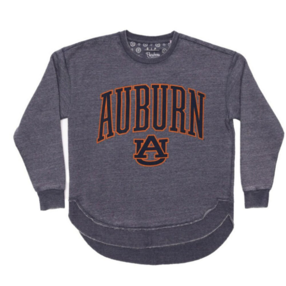 Auburn Tigers Vintage wash poncho style sweatshirt - Picture 2 of 5